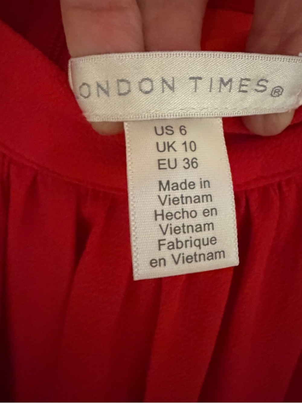 London Times Red Sleeveless Halter Wide-Leg Cropped Jumpsuit - Picture 8 of 8